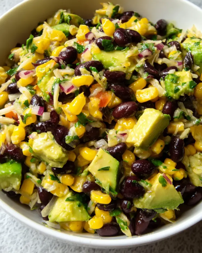 Black Bean Corn Avocado Salad