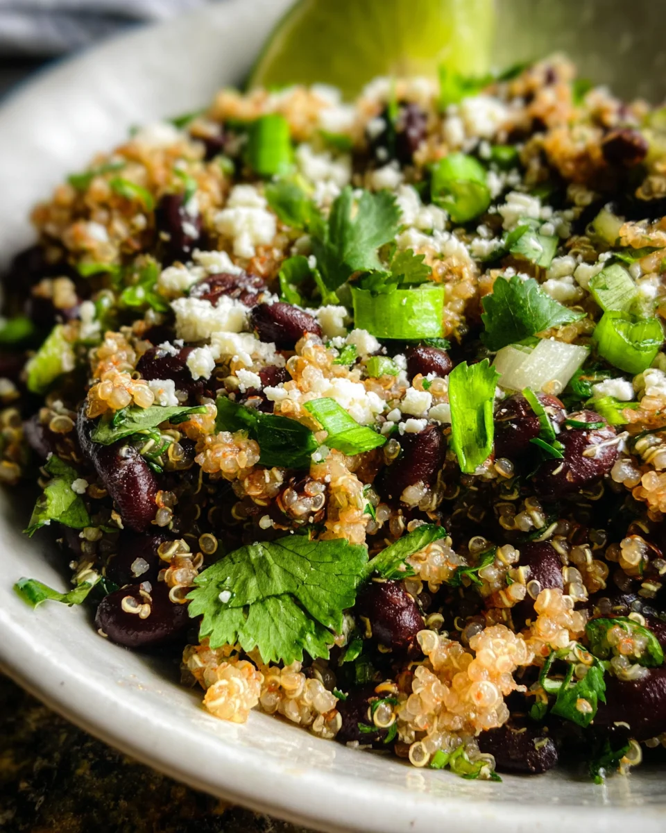 Black Bean Quinoa Salad Recipe Black