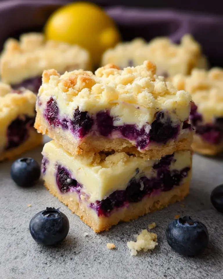 Blueberry Lemon Pie Bars
