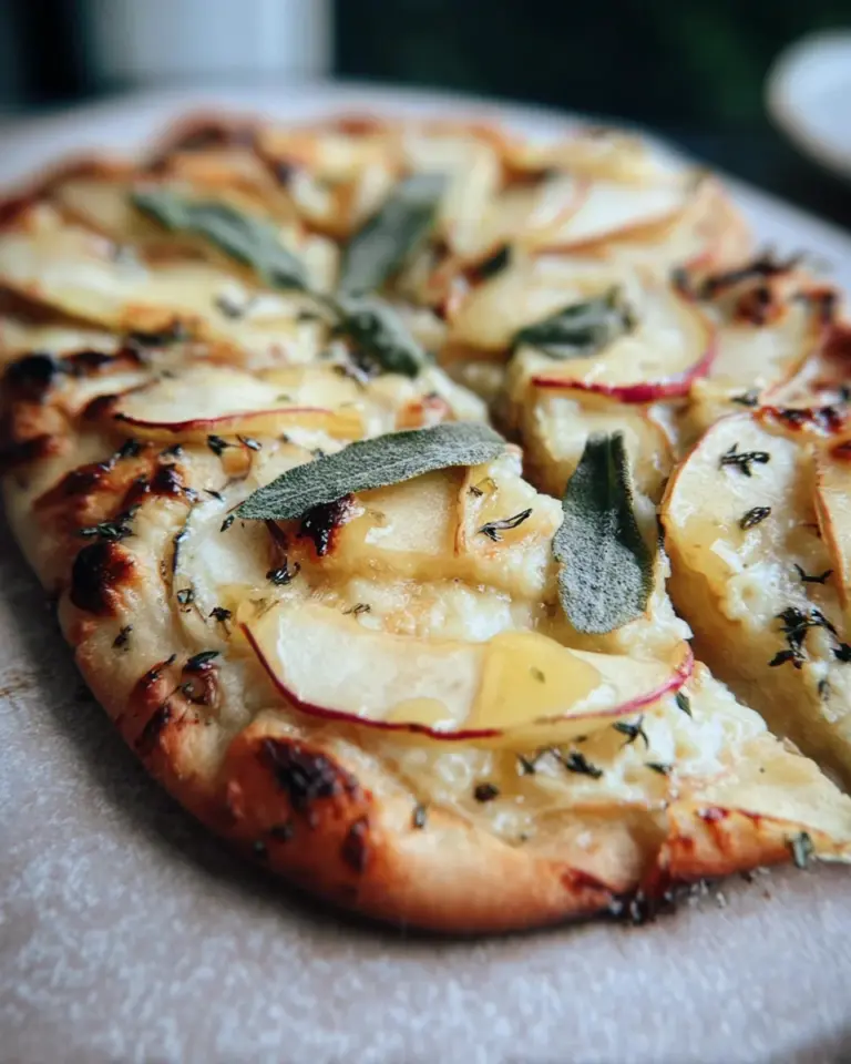 Brie and Apple Flatbread