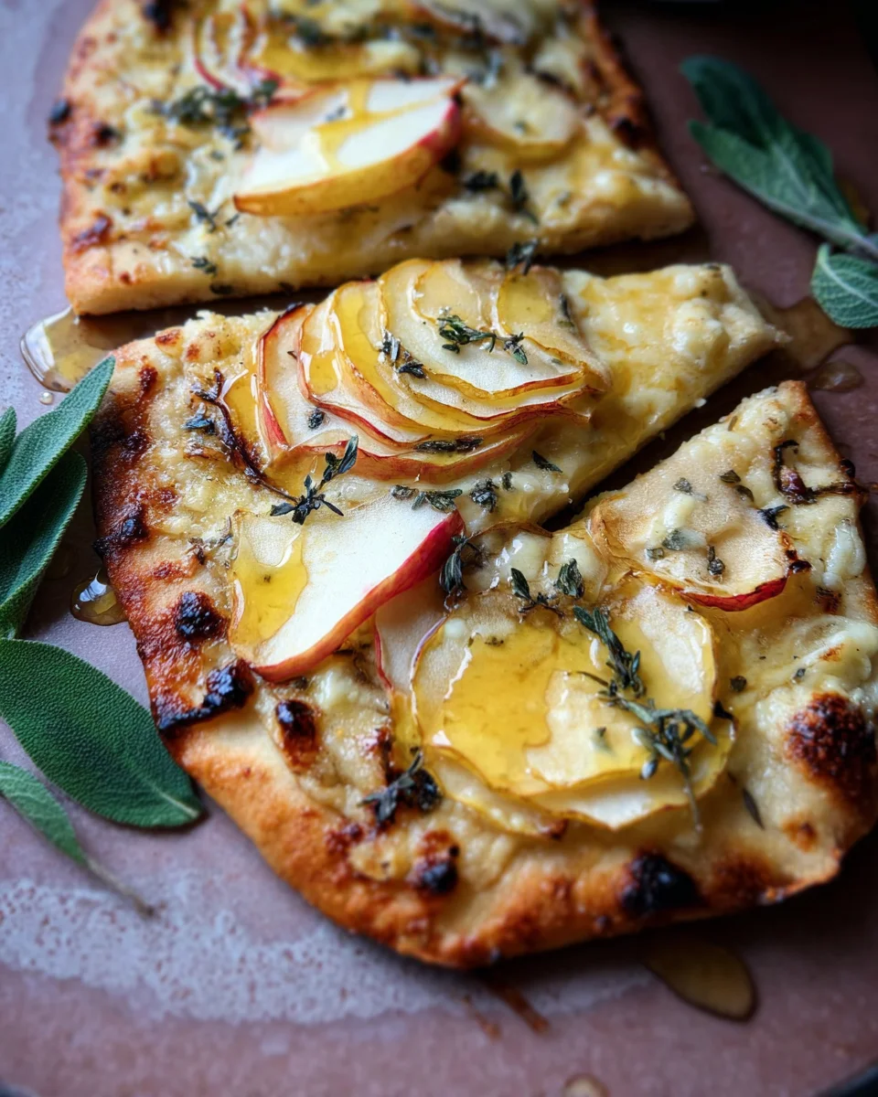 Brie and Apple Flatbread Brie