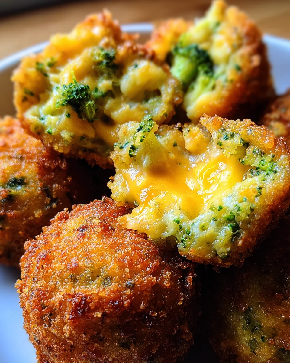 Broccoli Cheese Balls Broccoli