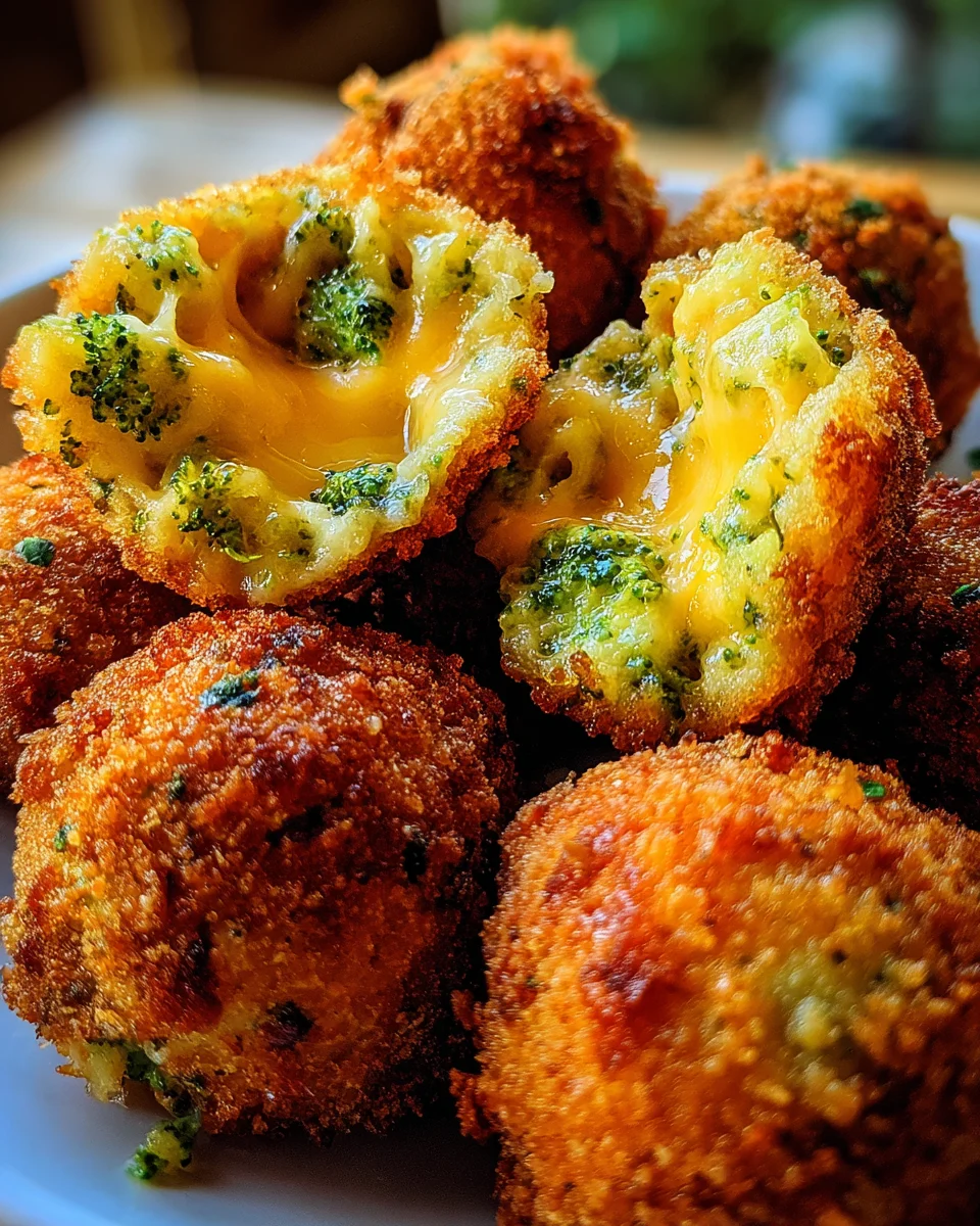 Broccoli Cheese Balls Broccoli