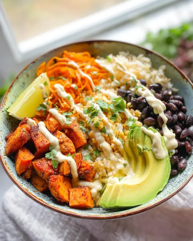 Cajun Sweet Potato Rice Bowl