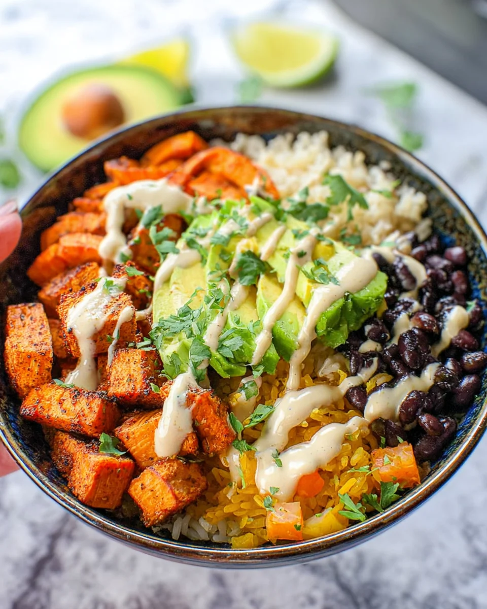 Cajun Sweet Potato Rice Bowl Cajun