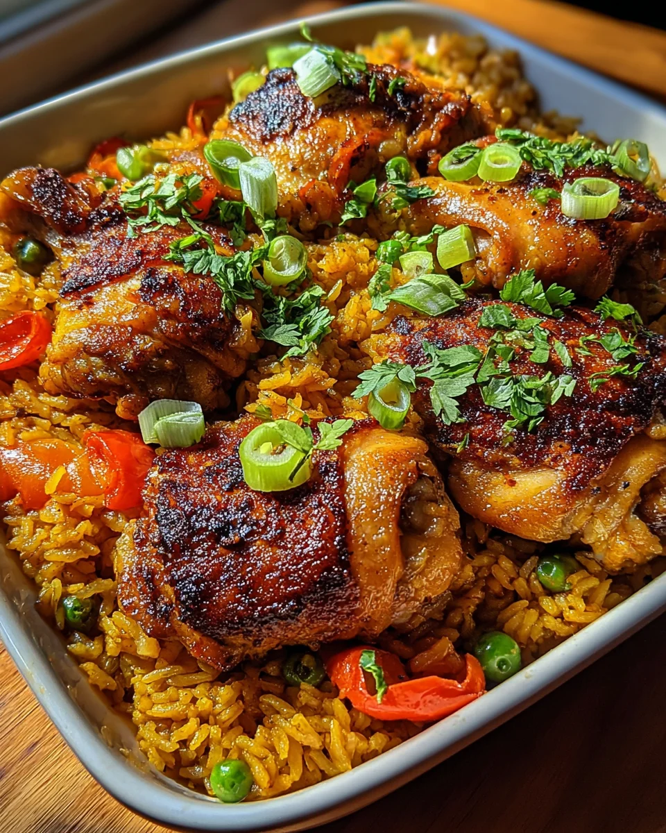 Caribbean Chicken and Rice Caribbean