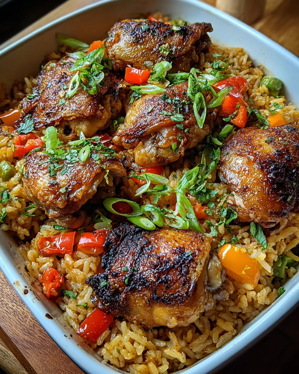 Caribbean Chicken and Rice Caribbean