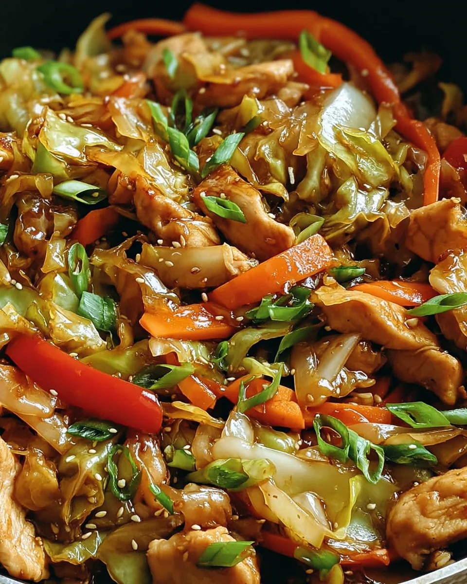 Chicken Cabbage Stir-Fry Recipe Chicken