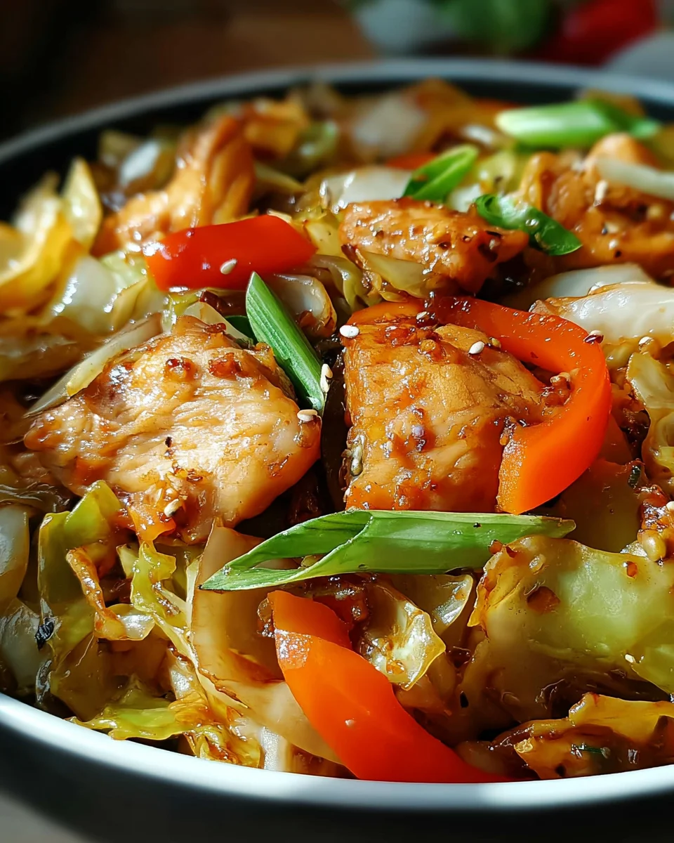 Chicken Cabbage Stir-Fry Recipe Chicken