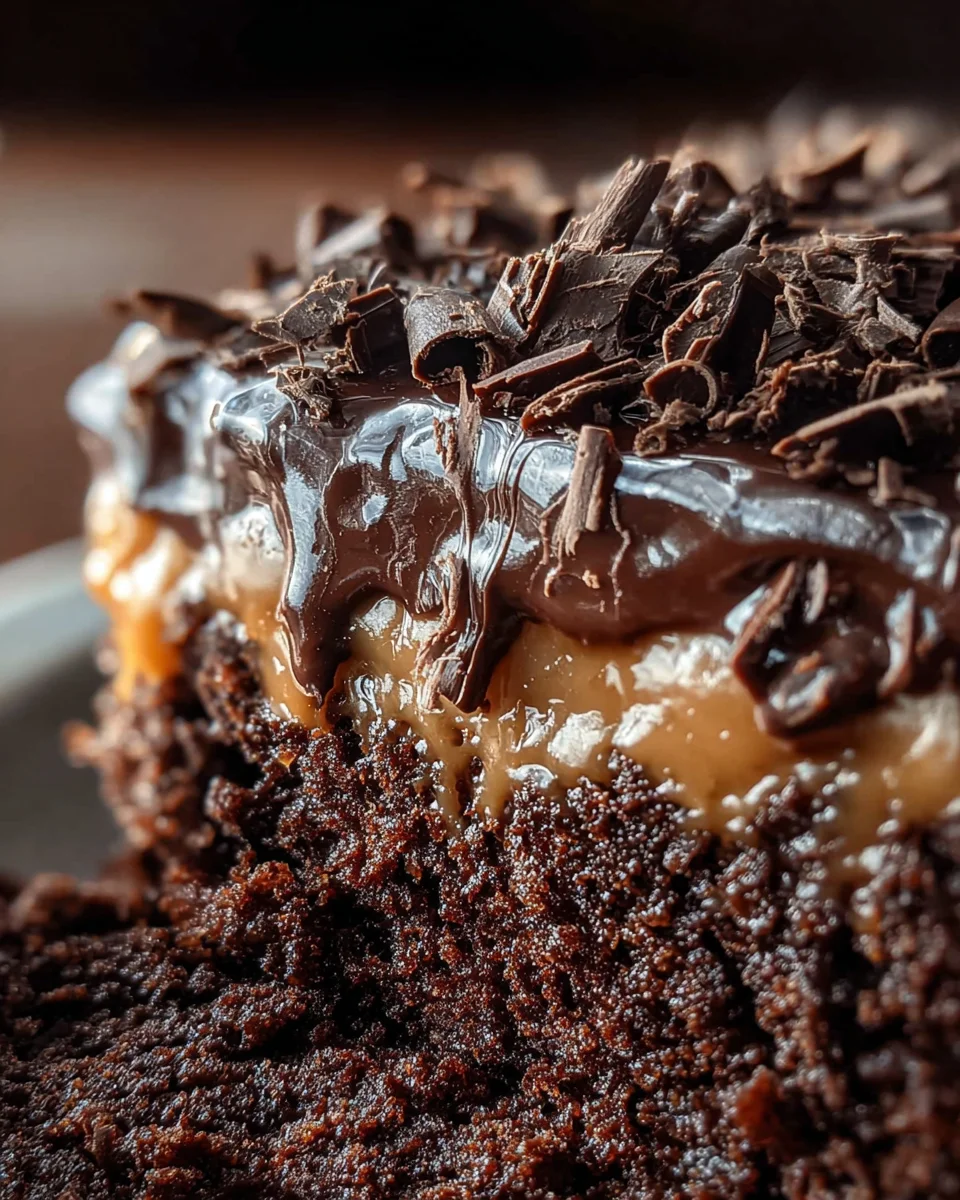 Chocolate Caramel Dump Cake Recipe Chocolate