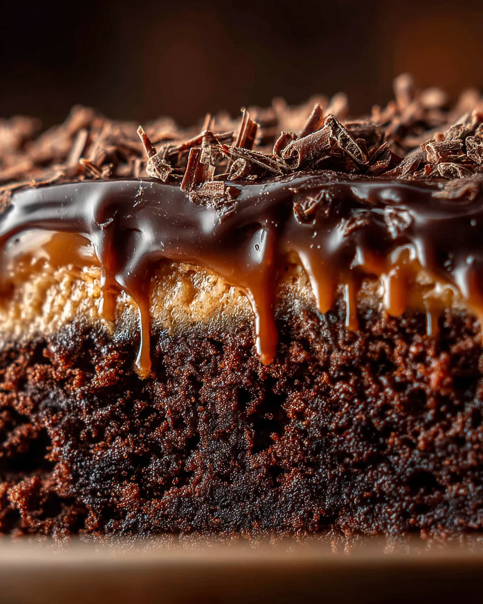 Chocolate Caramel Dump Cake Recipe Chocolate