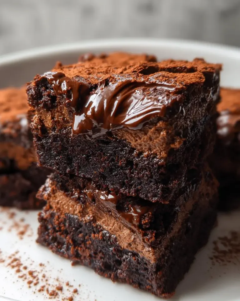 Chocolate Mousse Brownies Recipe
