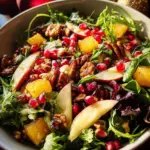 Christmas Salad with Honey Mustard Dressing Christmas Salad with Honey Mustard Dressing