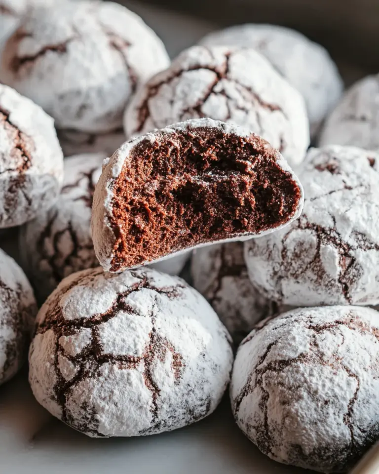 Classic Chocolate Snowball Cookies