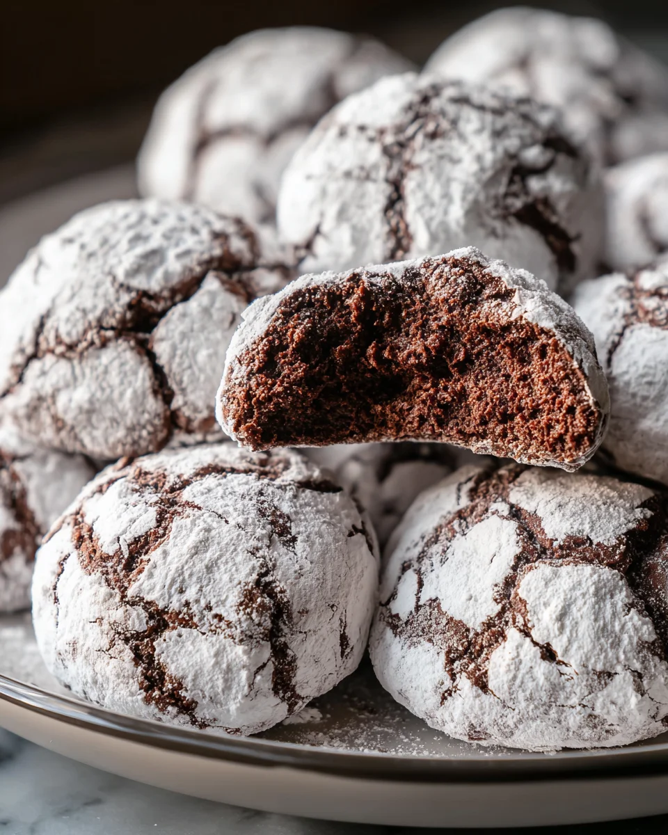 Classic Chocolate Snowball Cookies Classic