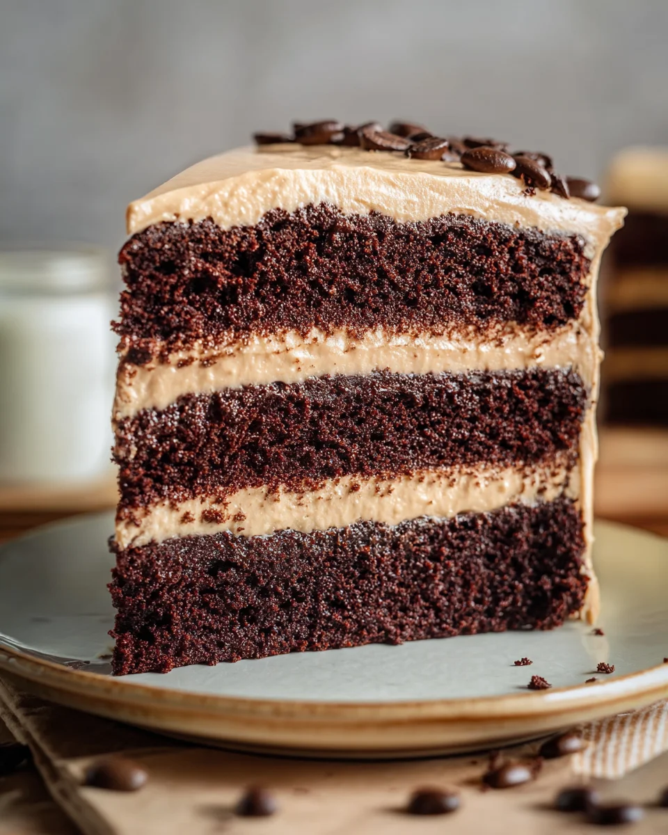 Coffee Chocolate Cake Coffee