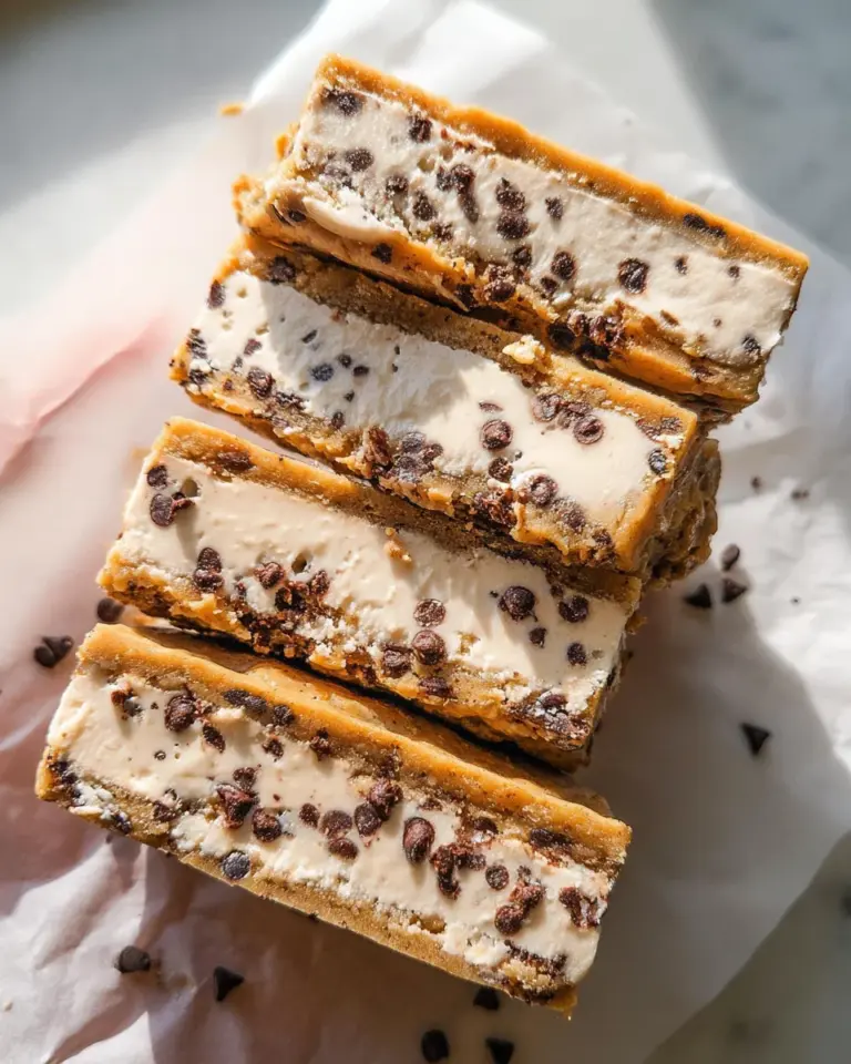 Cookie Dough Vegan Ice Cream Sandwiches (Easy + No-Bake!)