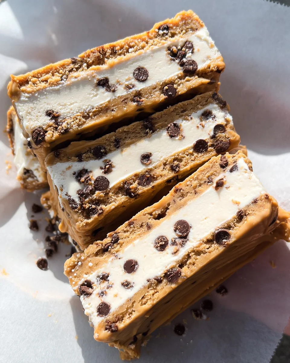Cookie Dough Vegan Ice Cream Sandwiches (Easy + No-Bake!) Cookie