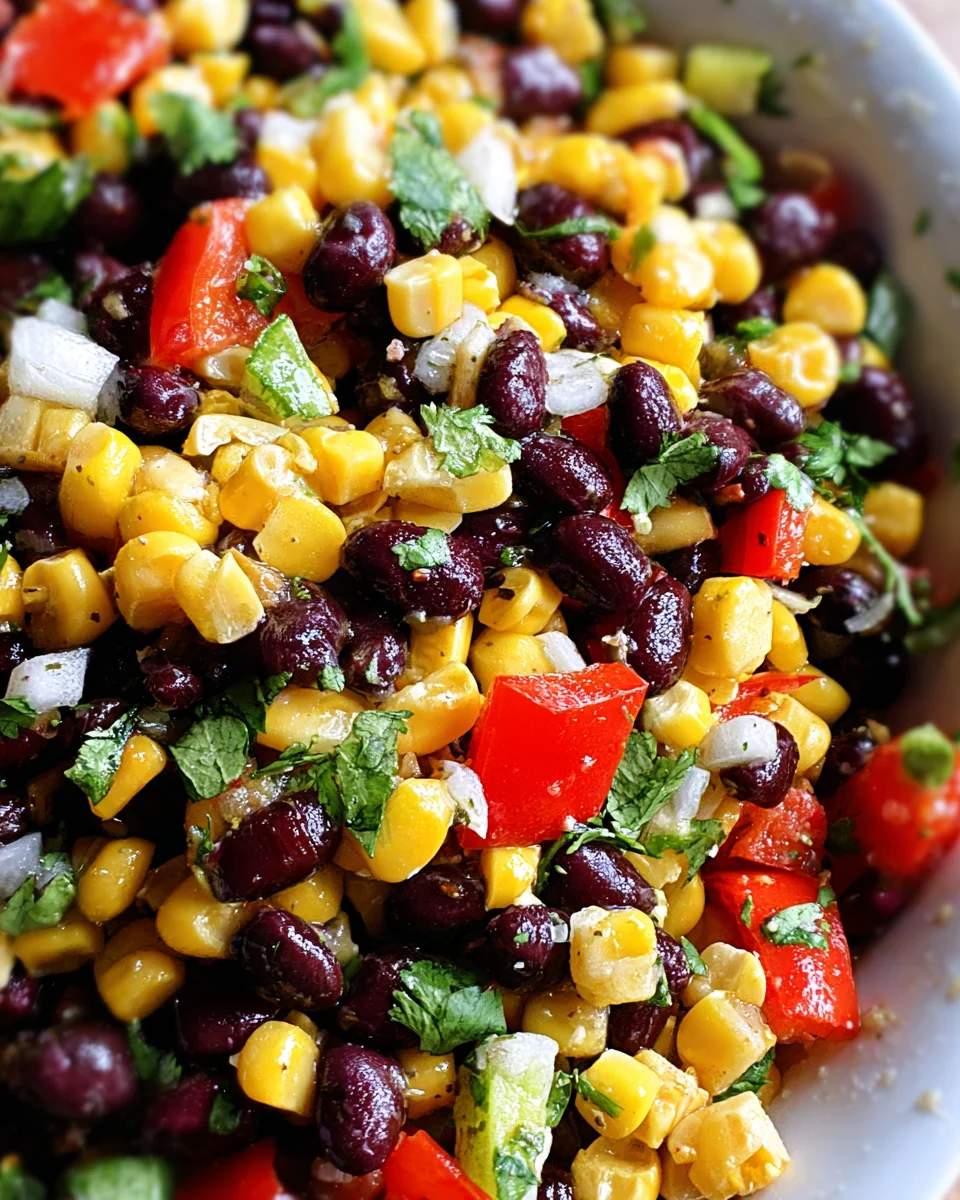 Corn and Black Bean Salad Corn