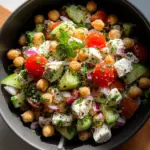Cottage Cheese and Chickpeas Salad Cottage Cheese and Chickpeas Salad