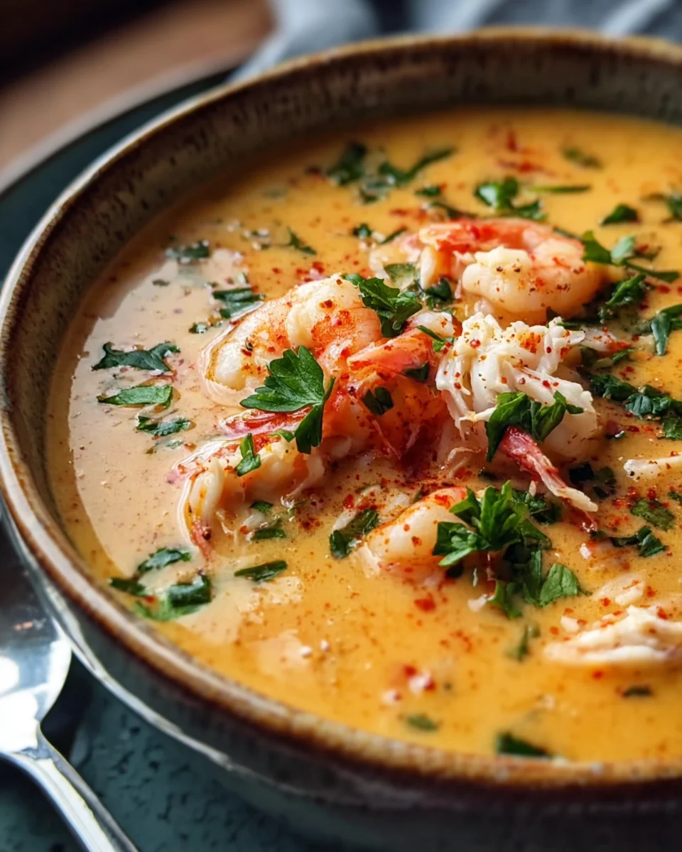 Crab and Shrimp Seafood Bisque Crab