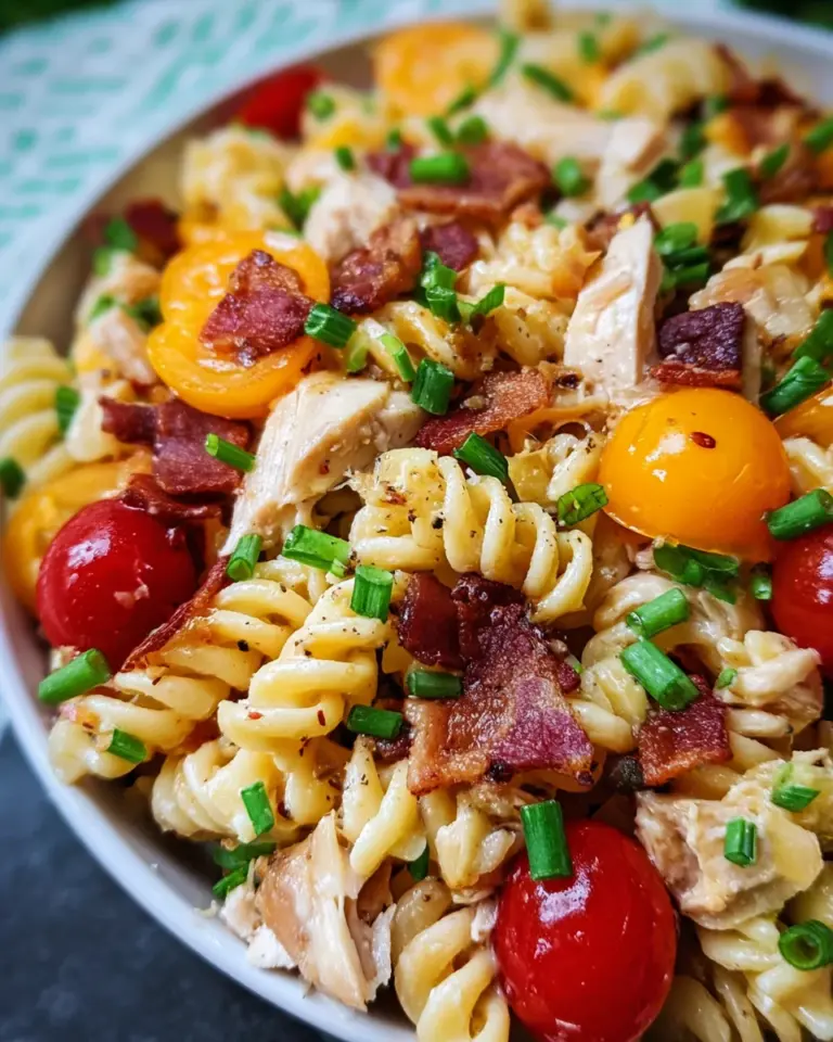 Crack Chicken Pasta Salad