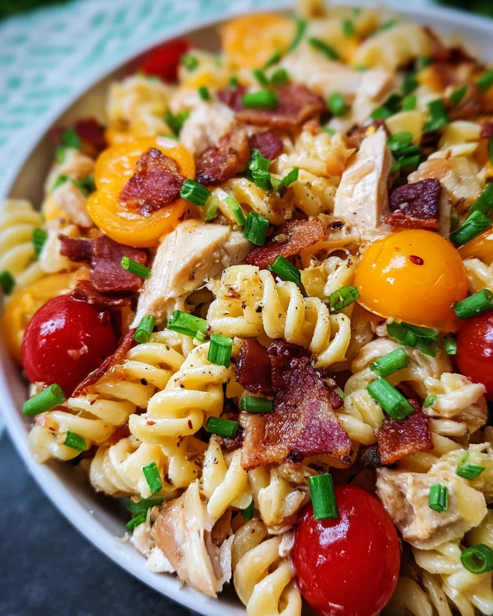 Crack Chicken Pasta Salad Crack Chicken Pasta Salad