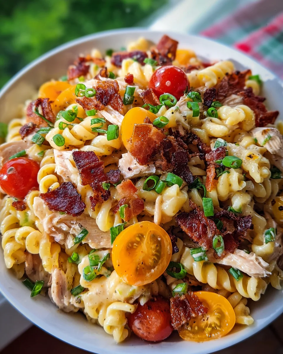 Crack Chicken Pasta Salad Crack