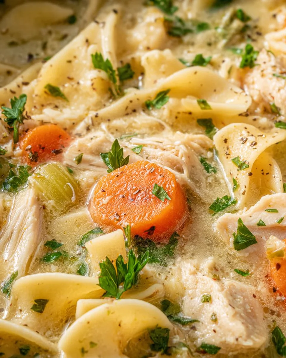 Creamy Chicken Noodle Soup Recipe Creamy