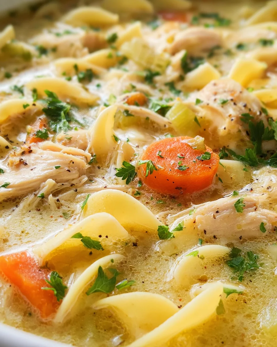 Creamy Chicken Noodle Soup Recipe Creamy