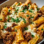 Creamy Parmesan Beef Rigatoni Creamy Parmesan Beef Rigatoni