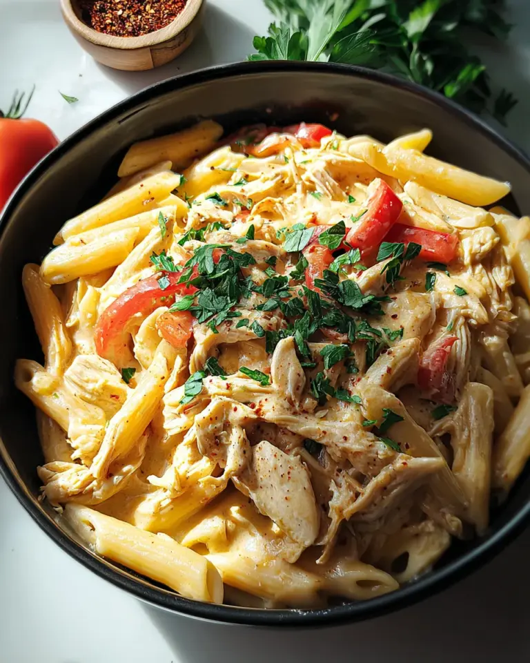 Crock Pot Creamy Cajun Chicken Pasta