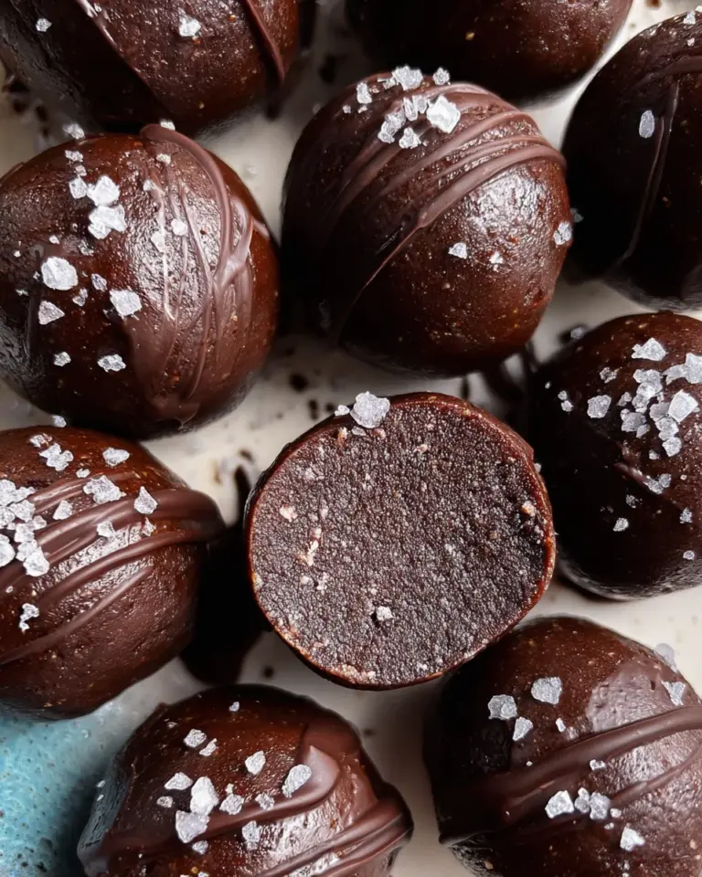 Dark Chocolate Protein Balls (No Bake, Low Carb)
