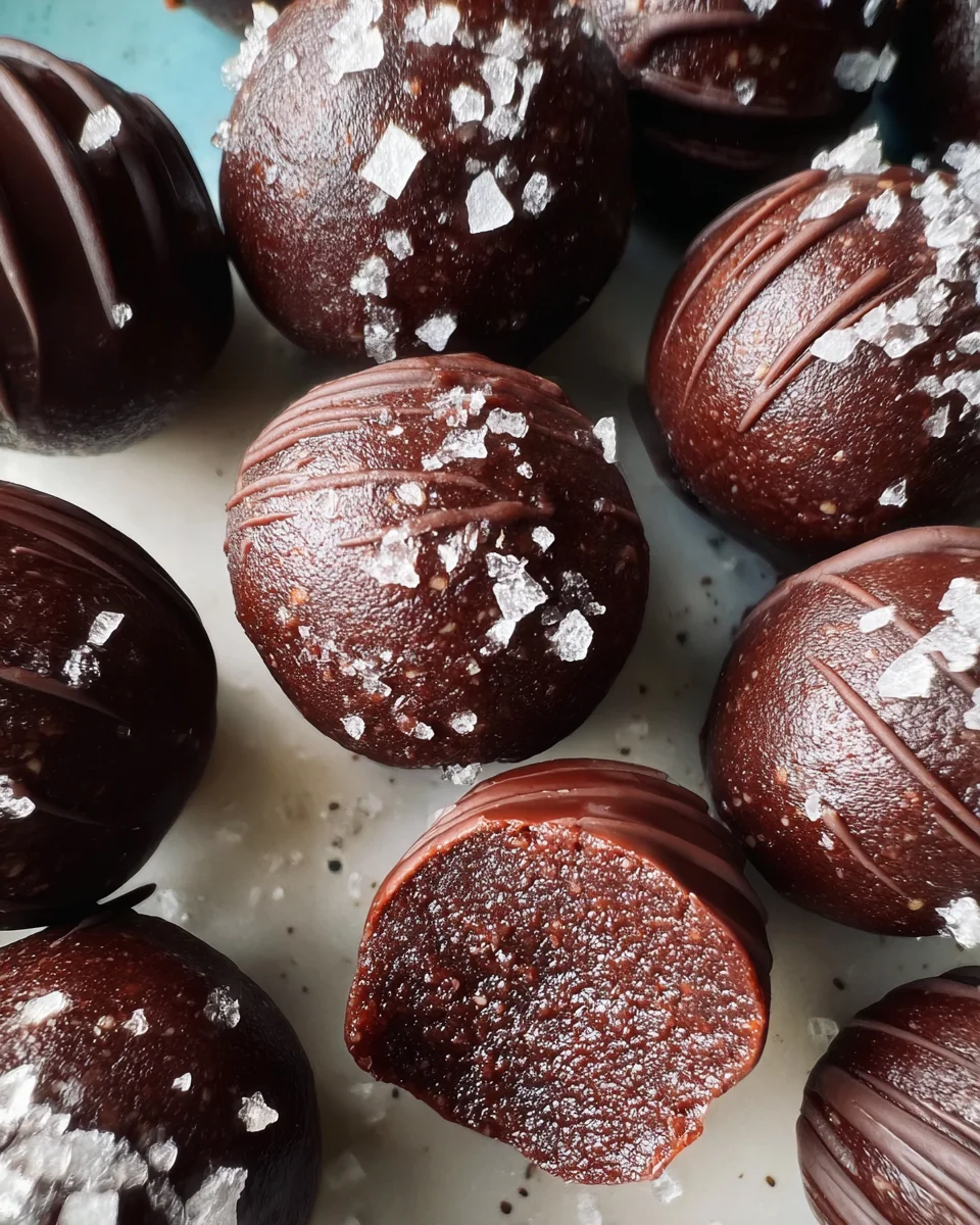 Dark Chocolate Protein Balls (No Bake, Low Carb) Dark