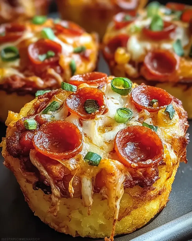 Deep Dish Pizza Cupcakes