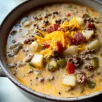 Easy Cheeseburger Soup Easy Cheeseburger Soup
