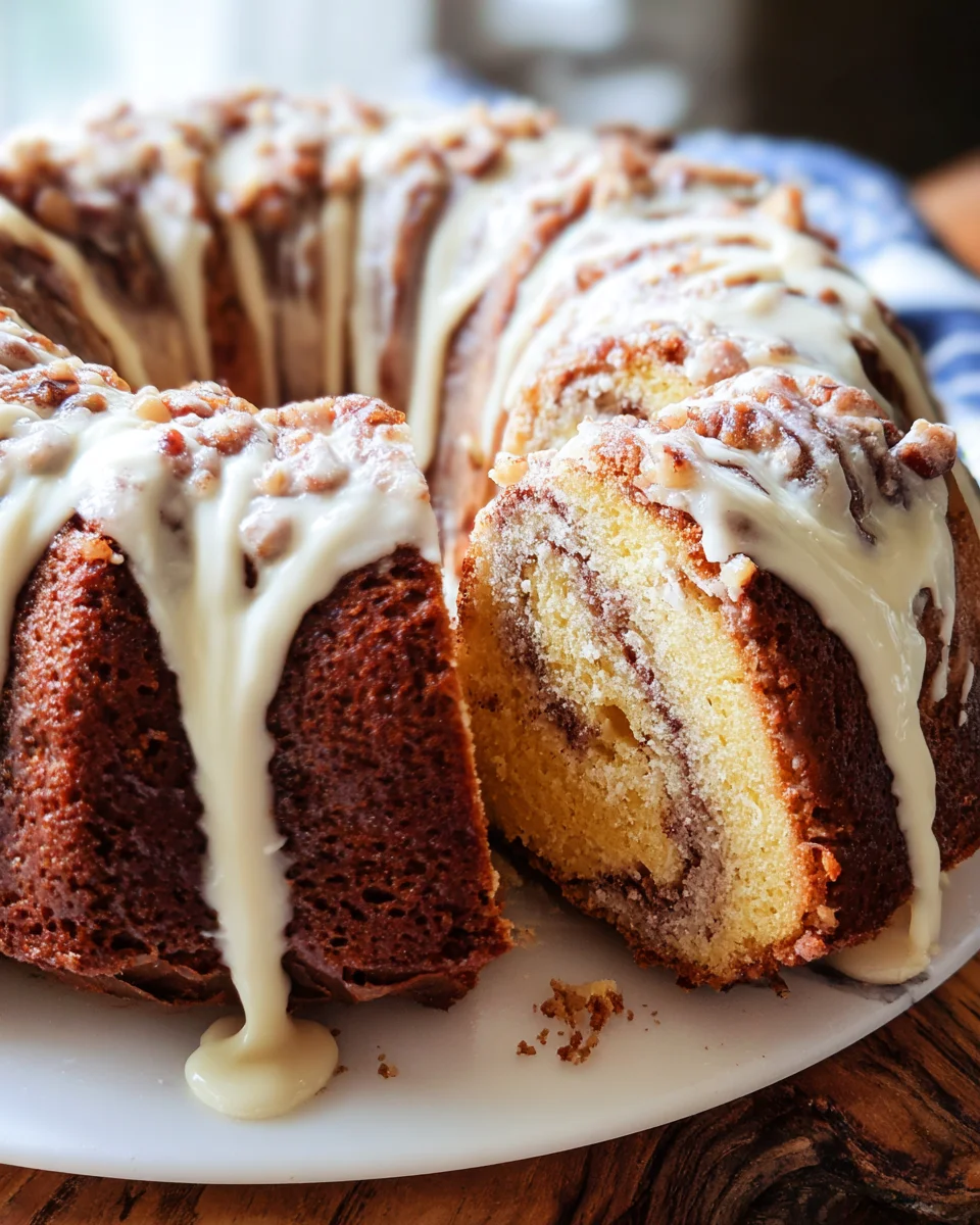 Easy Cinnamon Roll Bundt Cake Easy