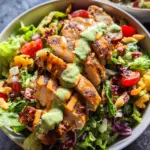 Fiesta Ranch Salad with Salsa Verde Chicken Fiesta Ranch Salad with Salsa Verde Chicken