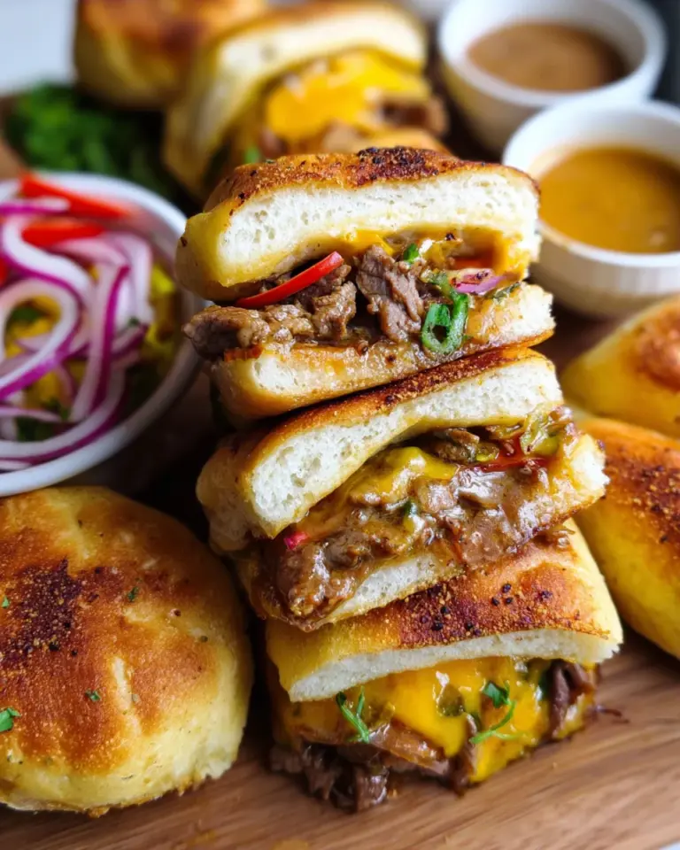 Fluffy Pan Bread With Beef