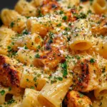 Garlic Butter Chicken with Rigatoni and Parmesan Garlic Butter Chicken with Rigatoni and Parmesan