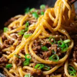 Ground Beef Mongolian Noodles Ground Beef Mongolian Noodles