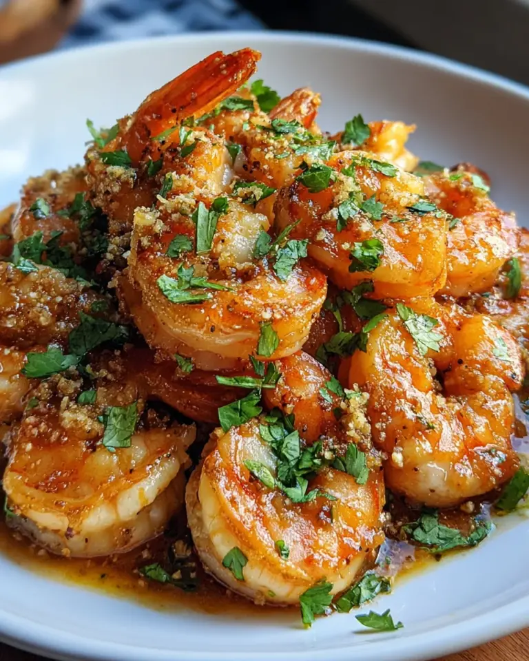 Hawaiian Garlic Shrimp
