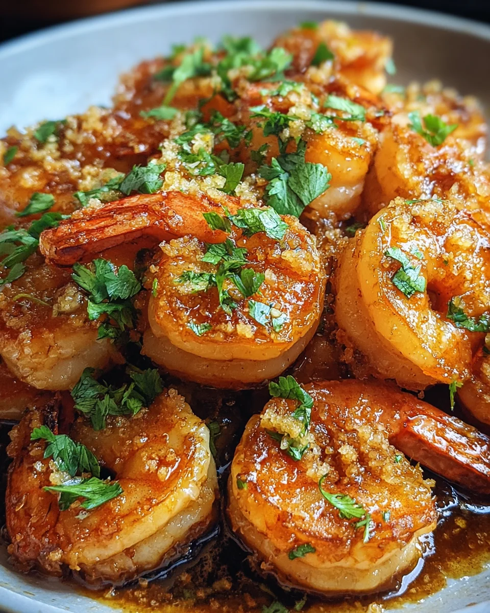 Hawaiian Garlic Shrimp Hawaiian