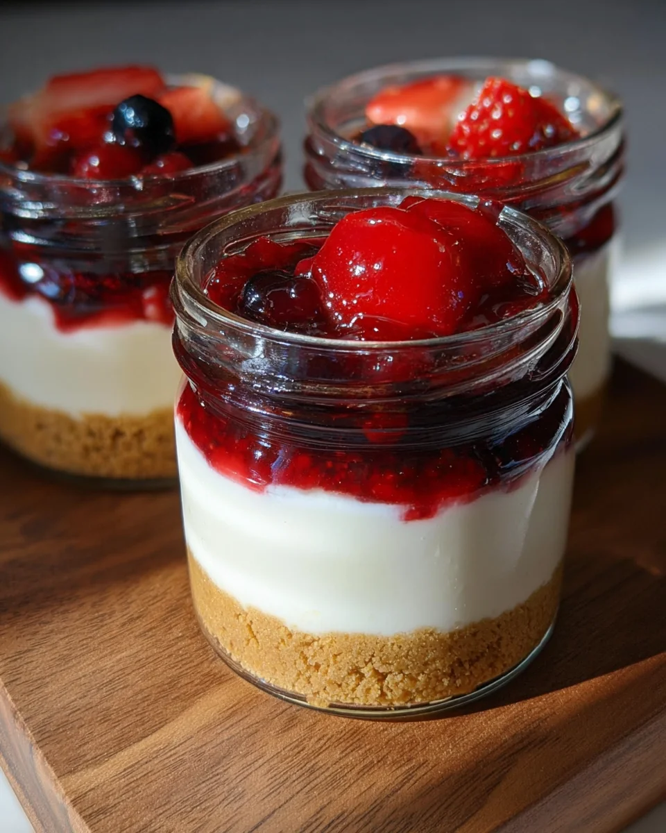 High Protein Cheesecake Jars High Protein Cheesecake Jars