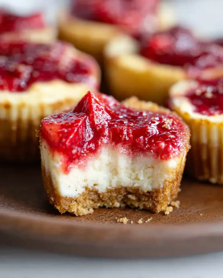 High Protein Healthy Strawberry Cheesecake Bites