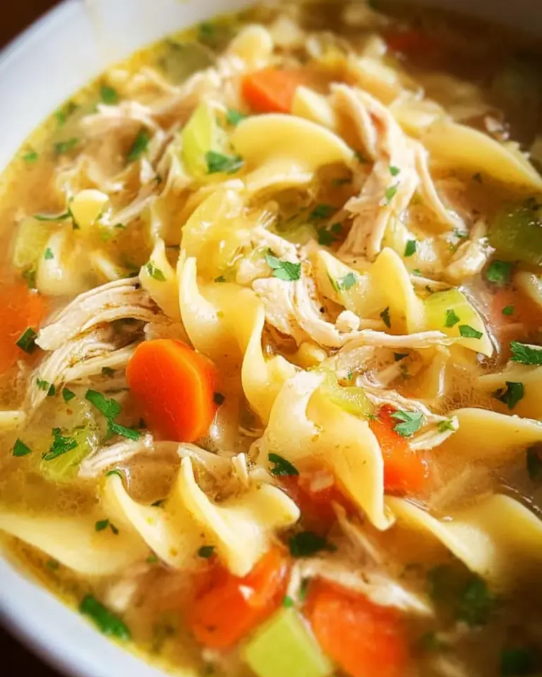 Homemade Chicken Noodle Soup