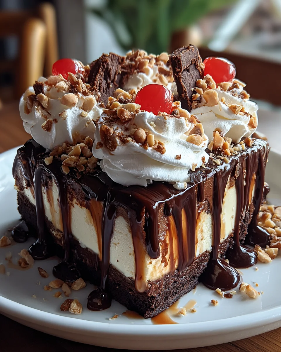 Hot Fudge Sundae Brownie Cheesecake Hot