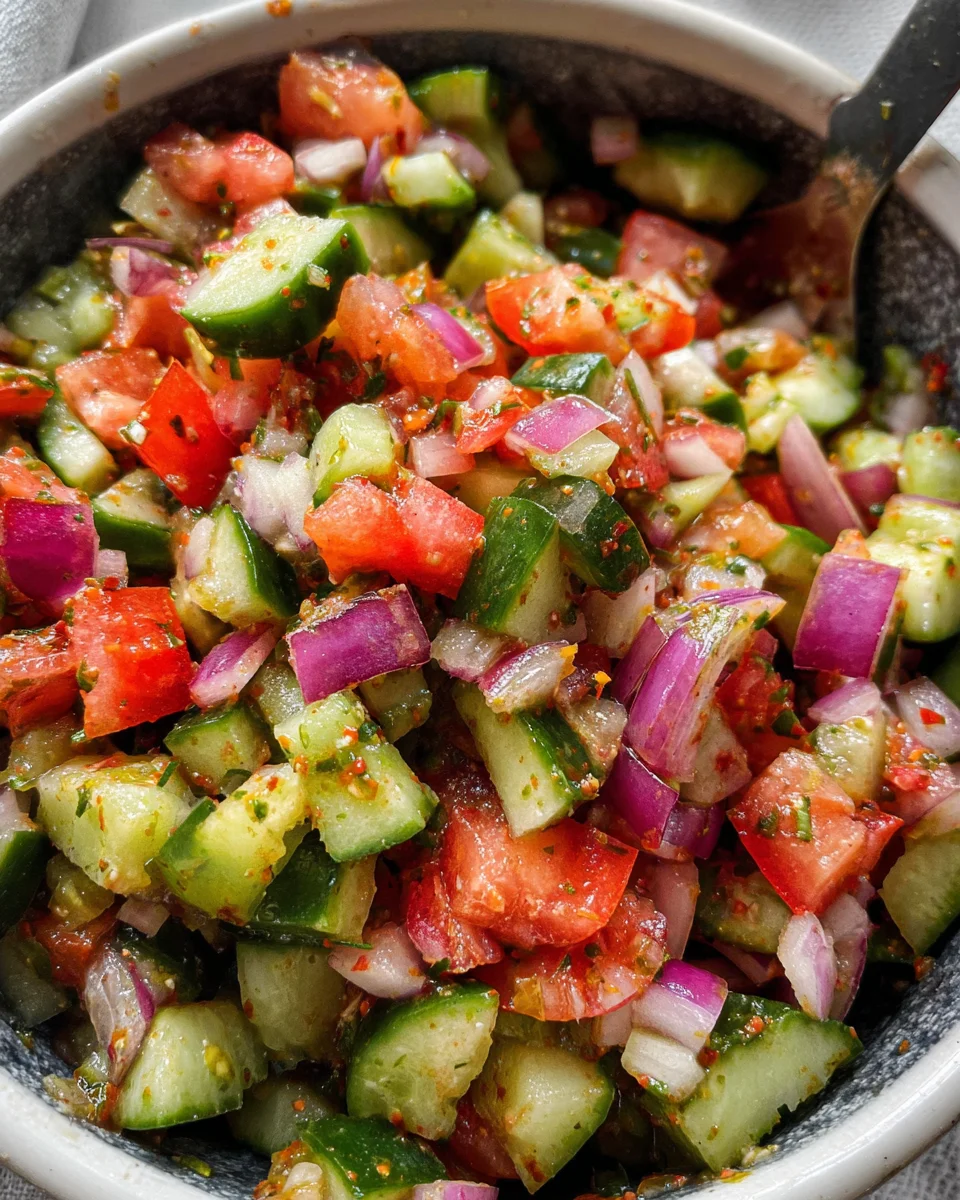 Indian Kachumber Salad Indian
