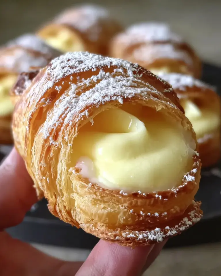 Italian Cream Stuffed Cannoncini