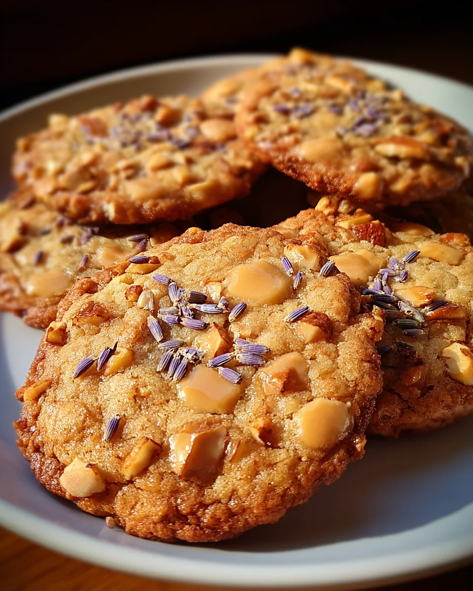 Lavender Honey Crunch Cookies Lavender